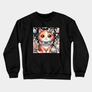 Vintage cat Crewneck Sweatshirt